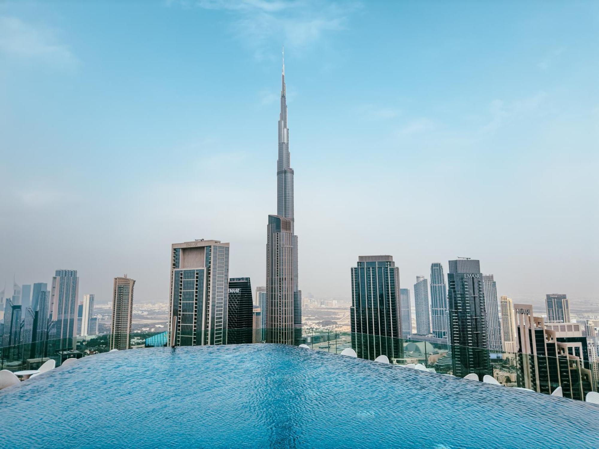 Aliving Luxe 2Br With Burj Khalifa View Infinity Pool Midtown-4704 Διαμέρισμα Ντουμπάι Εξωτερικό φωτογραφία