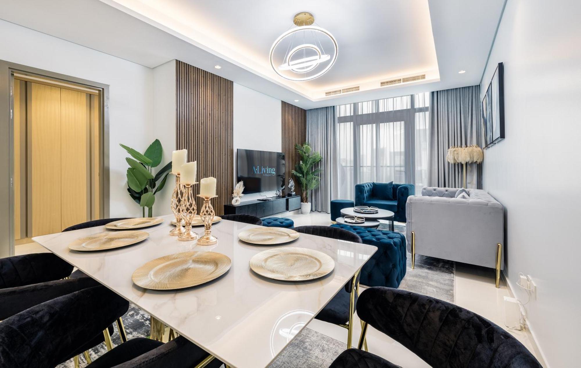 Aliving Luxe 2Br With Burj Khalifa View Infinity Pool Midtown-4704 Διαμέρισμα Ντουμπάι Εξωτερικό φωτογραφία